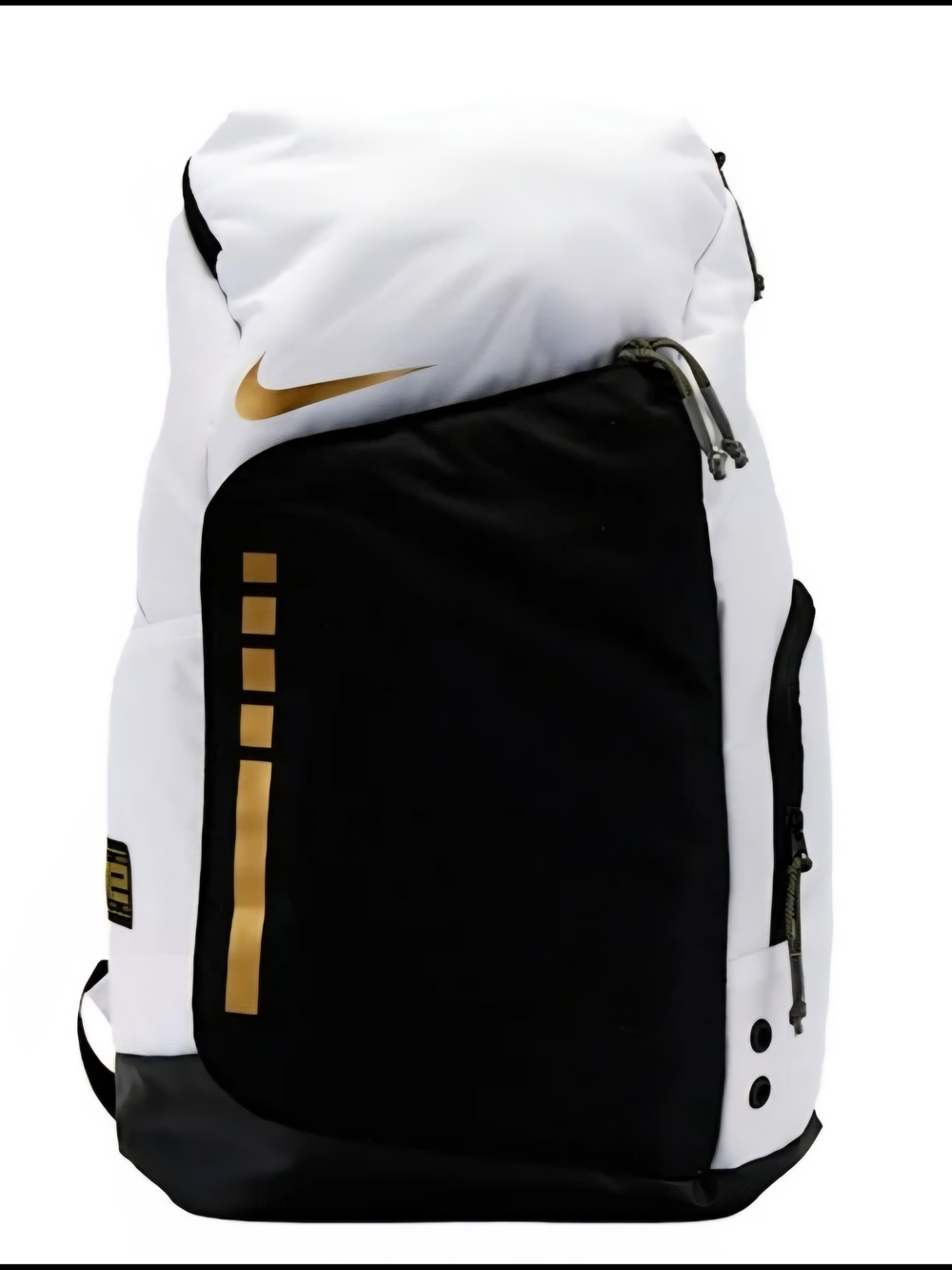 Nike Hoops ELITE White, Black & Gold Men's Athletic Backpack